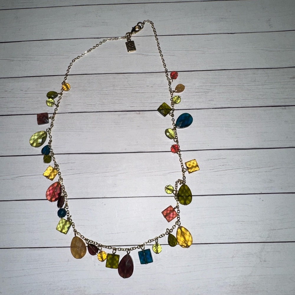 Source Unknown Vibrant Gemstone Necklace